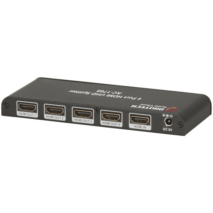 4 Way HDMI 2.0 UHD Splitter