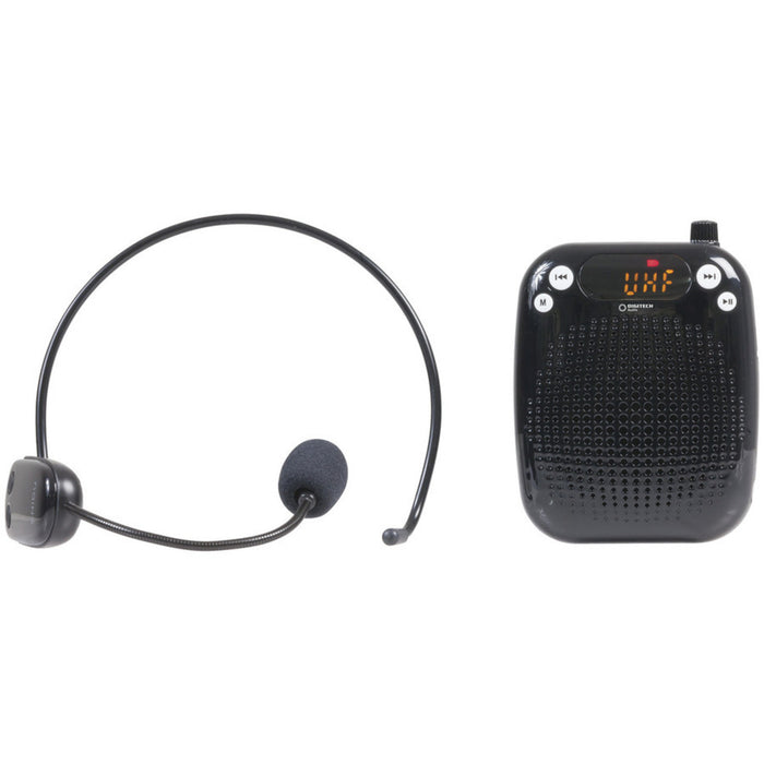 Portable Wireless UHF Microphone Headset System