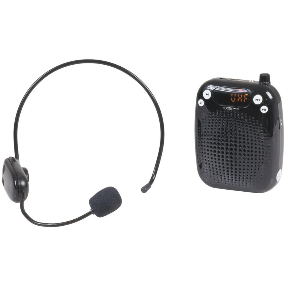 Portable Wireless UHF Microphone Headset System