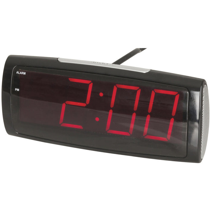 Large Red LED Display Alarm Clock