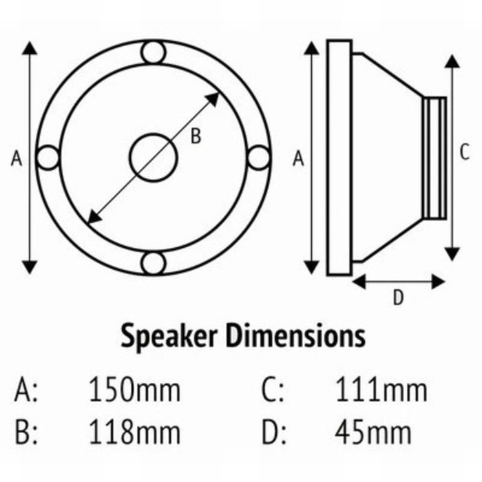 5" 2-wayMarine Speaker