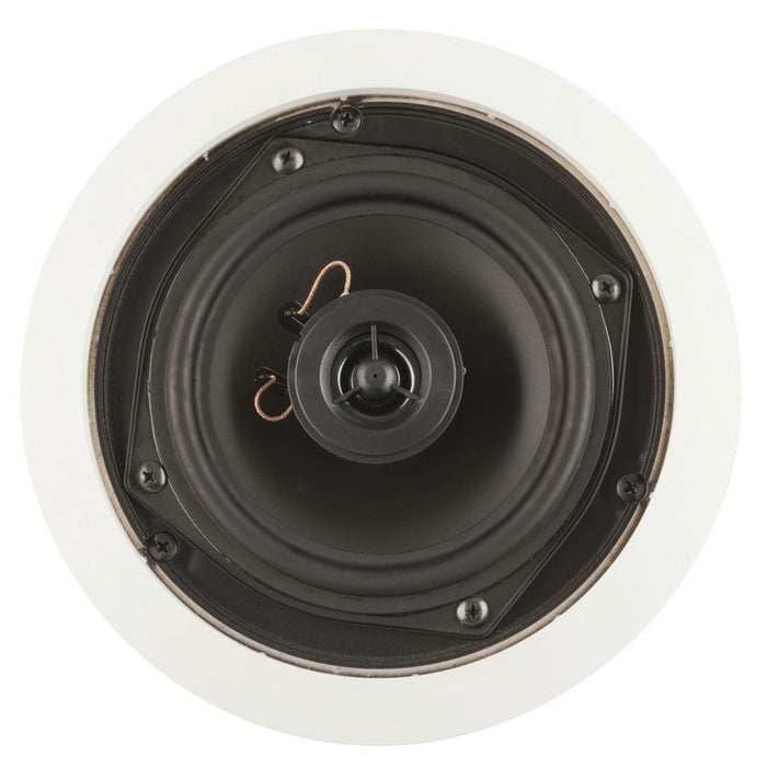 In-Ceiling 2 Way 5" Speaker with Fixed Tweeter