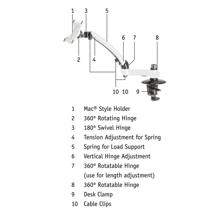 Apple iMac® Articulating Desk Mount Bracket