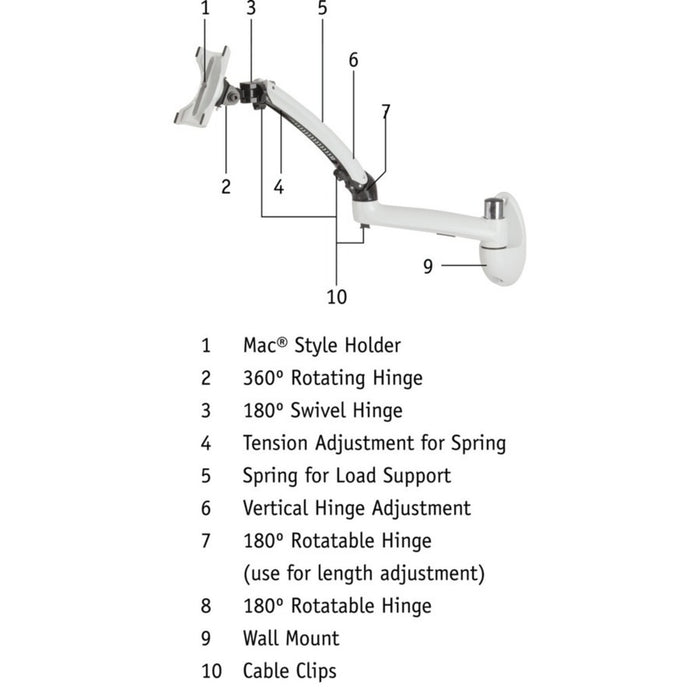 Apple iMac® Articulating Wall Mount Bracket