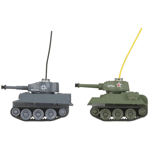 Mini Remote Control Battle Tanks 2pack