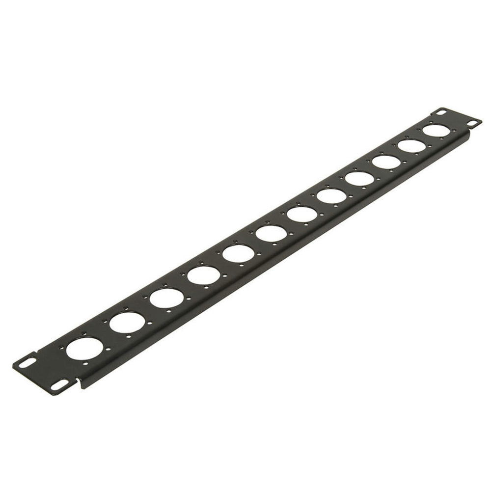 1U 12 x XLR Socket Rack Panel