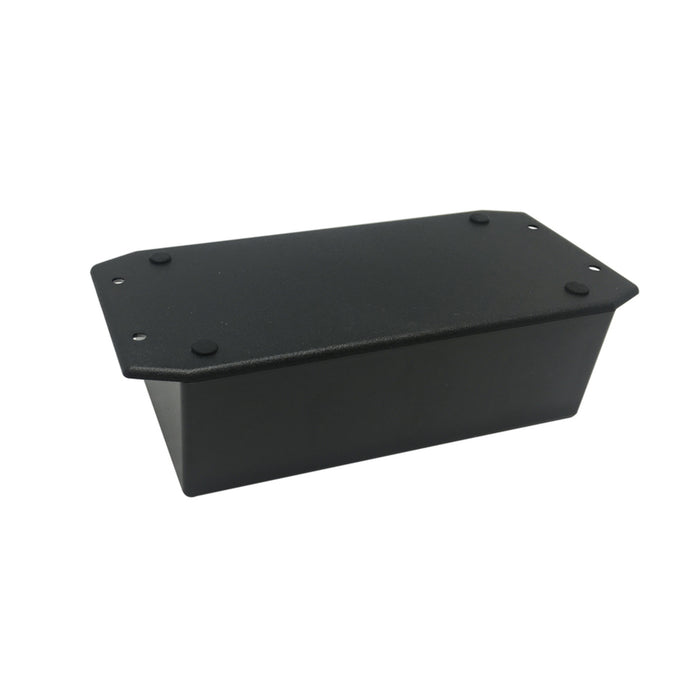 Jiffy Box - Black - 130 x 67 x 44mm - Bulkhead - UB3