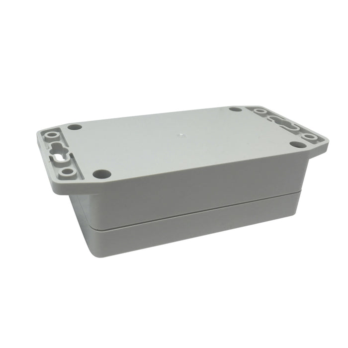 IP65 Sealed Polycarbonate Enclosures - Light Grey with Mounting Flange - 115(W) x 65(D) x 40(H)mm