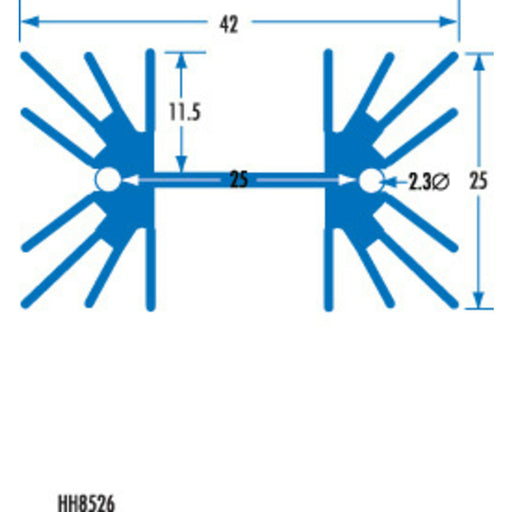 Heavy Duty TO-3P Heatsink (ML97 Type)