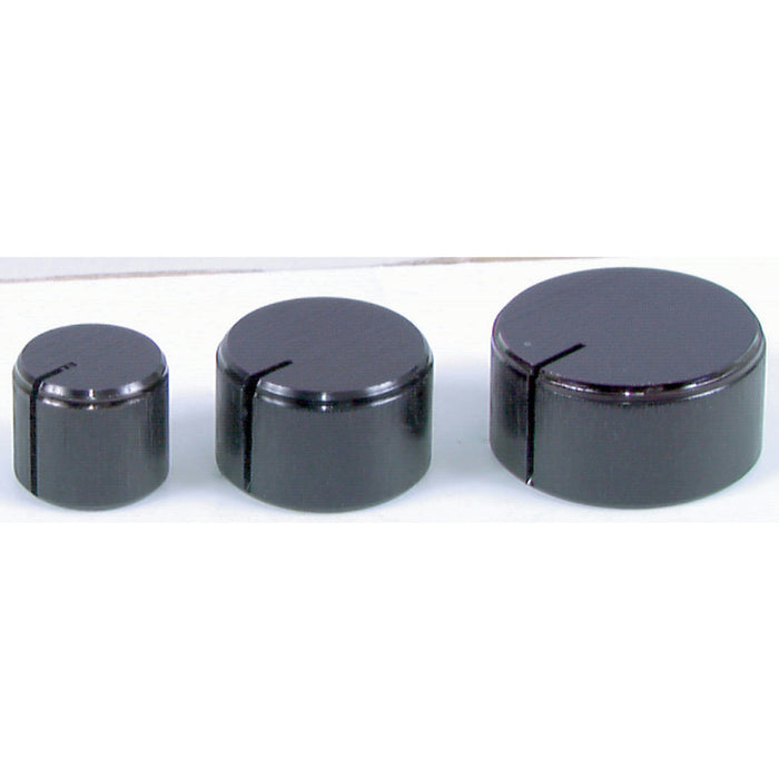 16mm Black Anodised Knob