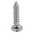 No.4 x 12mm Steel Self Tapping Screws - Pk.25