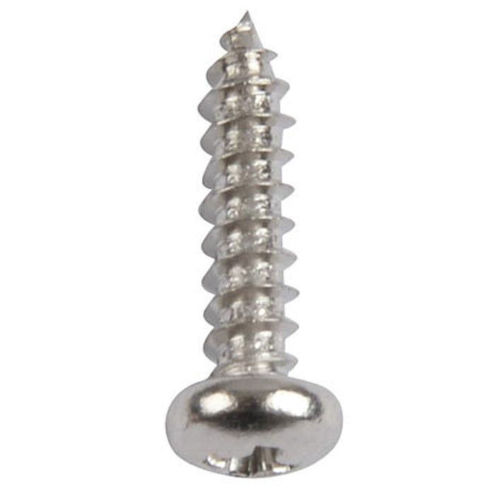 No.4 x 12mm Steel Self Tapping Screws - Pk.25