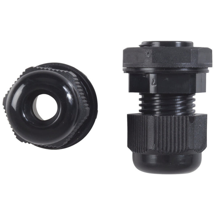 4-8mm DIA IP68 Waterproof Cable Glands - Pk.2