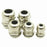 IP68 Nickle Plated Copper Cable Glands 10 to 14mm Pack of 2