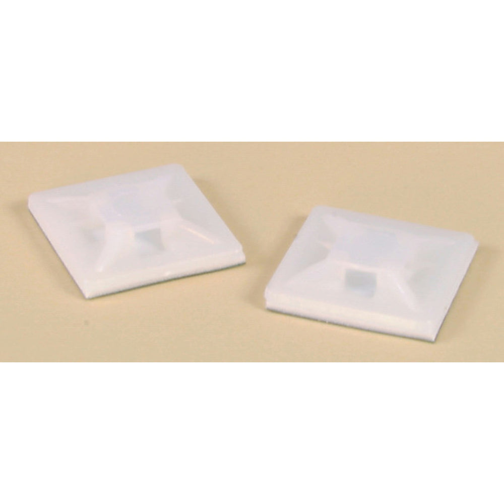 21mm Square Adhesive Tie Mounts - Pk.10