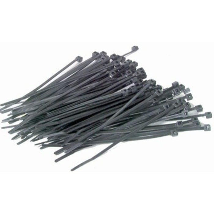 150mm Black Cable Ties - Pk.15