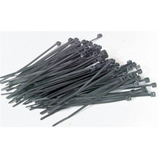 200mm Black Cable Ties - Pk.15