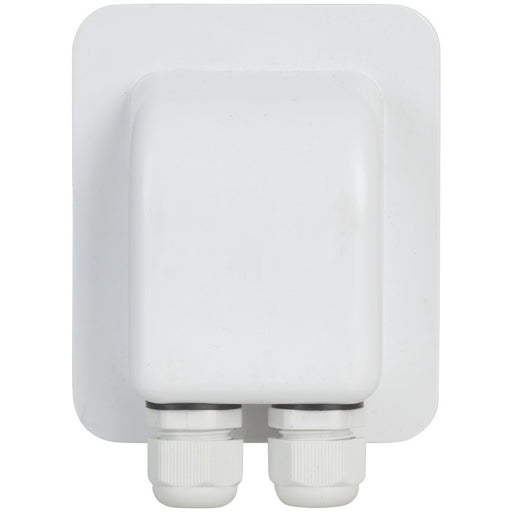 White ABS Solar Cable Entry Point