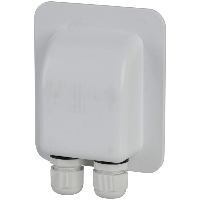 White ABS Solar Cable Entry Point