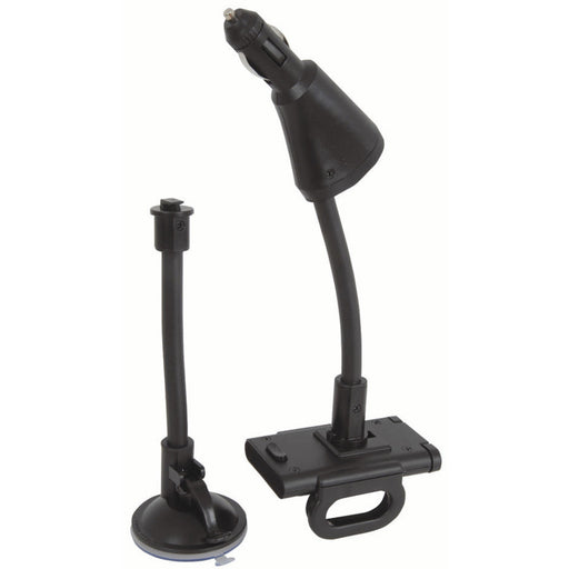 Gooseneck Windscreen/Cigarette Lighter GPS Mount