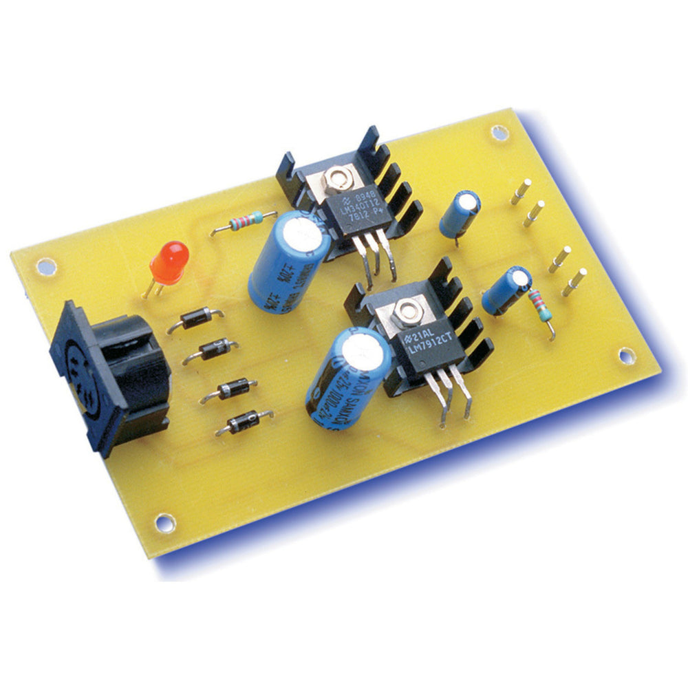 Short Circuits Three Project - Regulated +/- 12V Power Supply