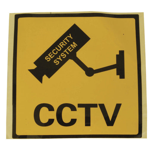 CCTV Sticker Large Size