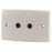 PAL 2 Socket Wallplate - TV and FM