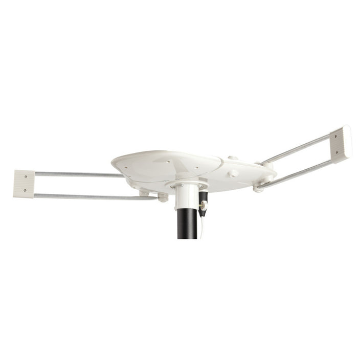 Outdoor UHF/VHF/MARINE TV Antenna with rotation motor