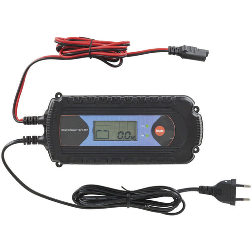 12V-7.2A/24V-3.6A 9 State Charger