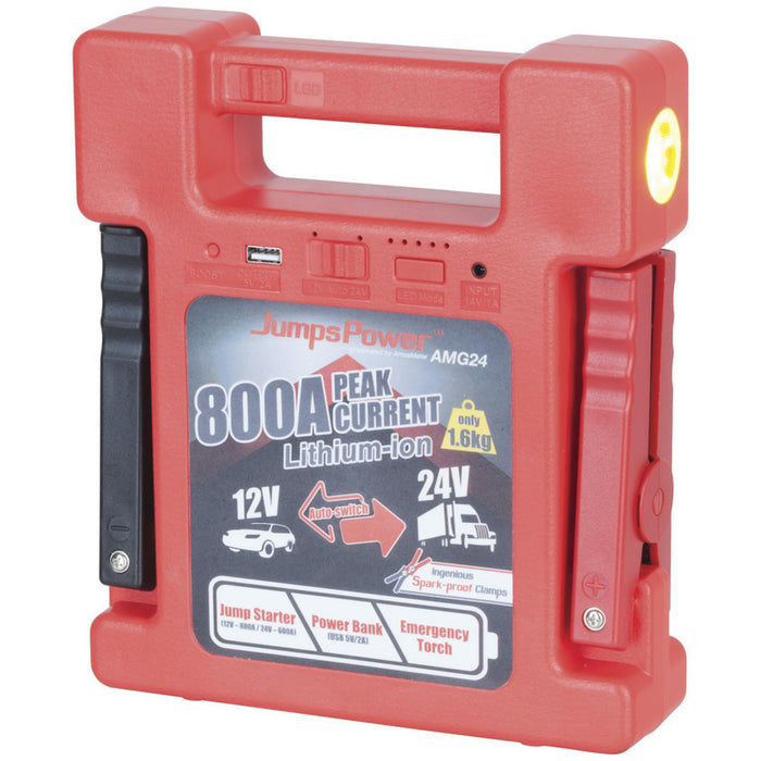 12/24V 800A Jump Starter/Power Bank (Li-ion)