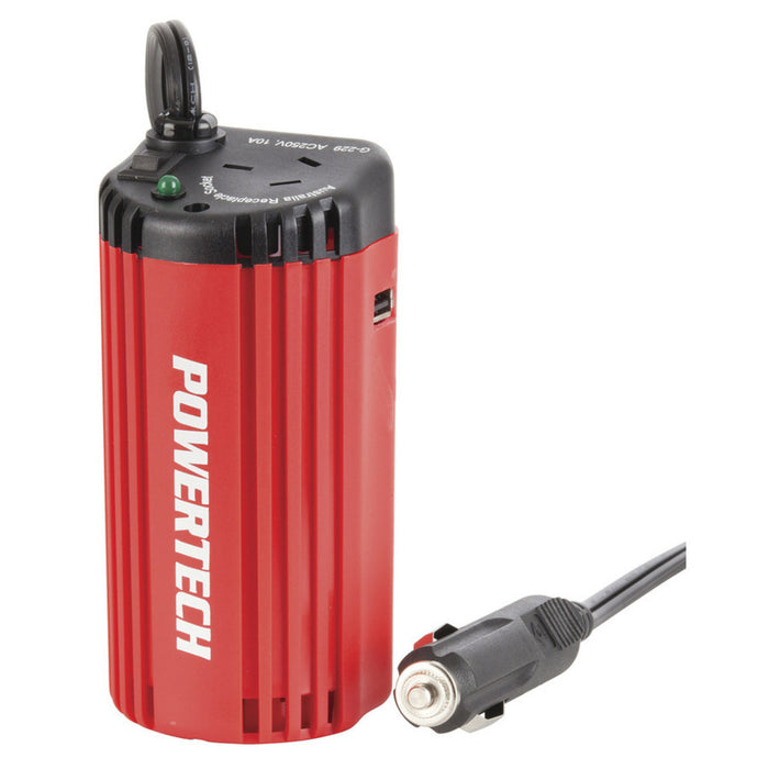 150W Can-Sized Power Inverter with 2.1A USB Output