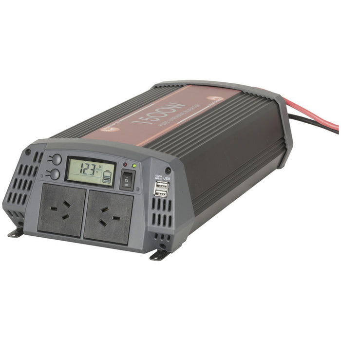 1500W Pure Sine Wave Inverter with 30A Solar Regulator