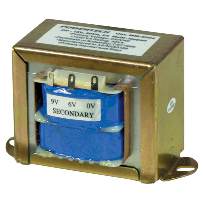 6-15V, 30VA, 2A Multi-Tapped Transformer