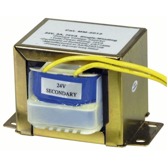 24V, 72VA, 3A - Single Winding - Type 2158 Transformer