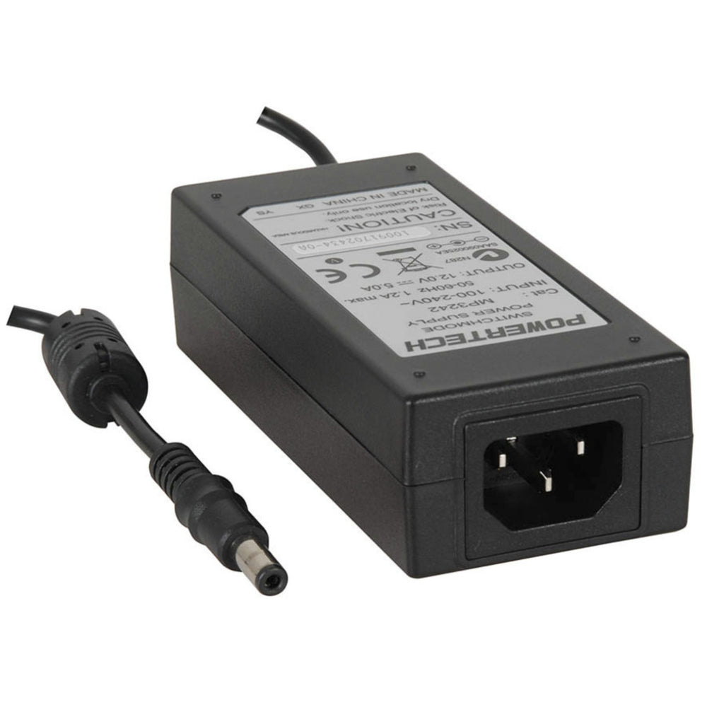 12VDC 5A Desktop Power Supply - Fixed 2.5mm Plug