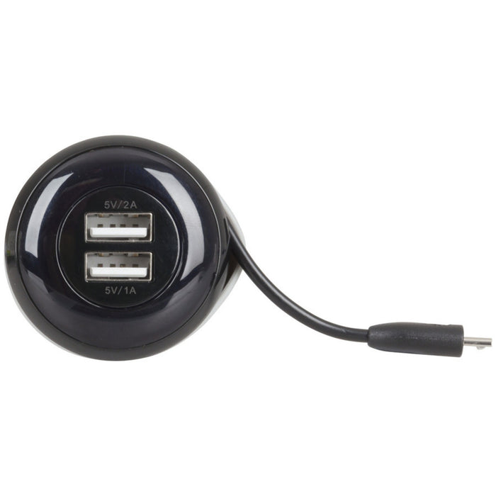 4.2A USB Car Charger with Micro USB Lead and 2 x USB Sockets