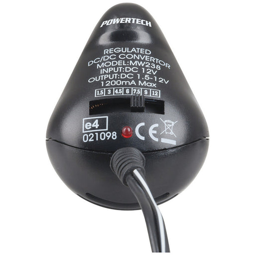 12VDC 1.2A Car Power Adaptor