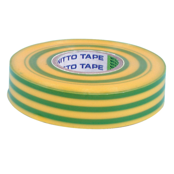 PVC Insulation Tape - Yellow/Green - 20m