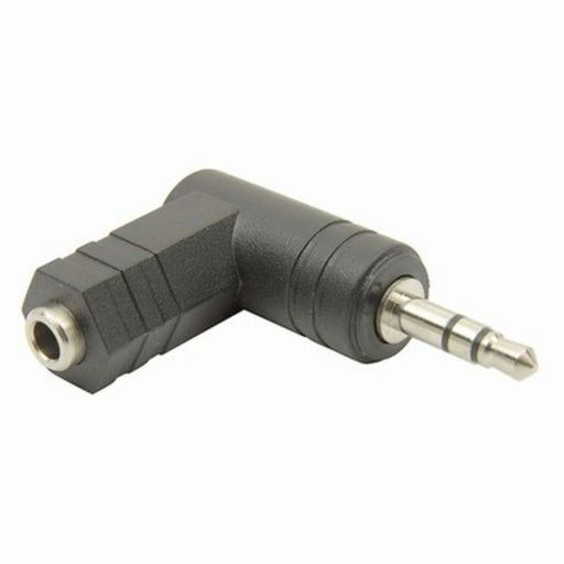 Adaptor 3.5mm Stereo Socket - 3.5mm Stereo Plug Right Angle