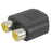 1 X RCA Socket to 2 X RCA Socket Adaptor