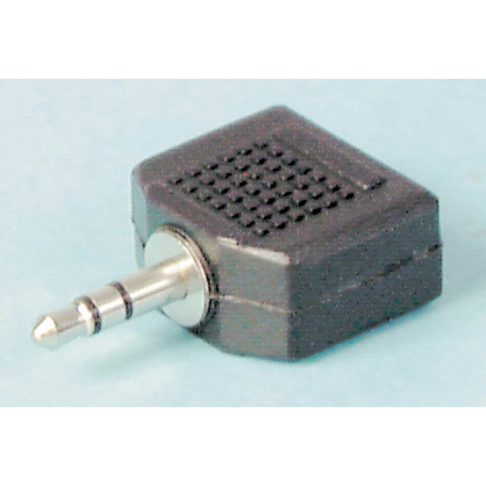 3.5mm Stereo Plug to 2 X 3.5mm Stereo Sockets Adaptor