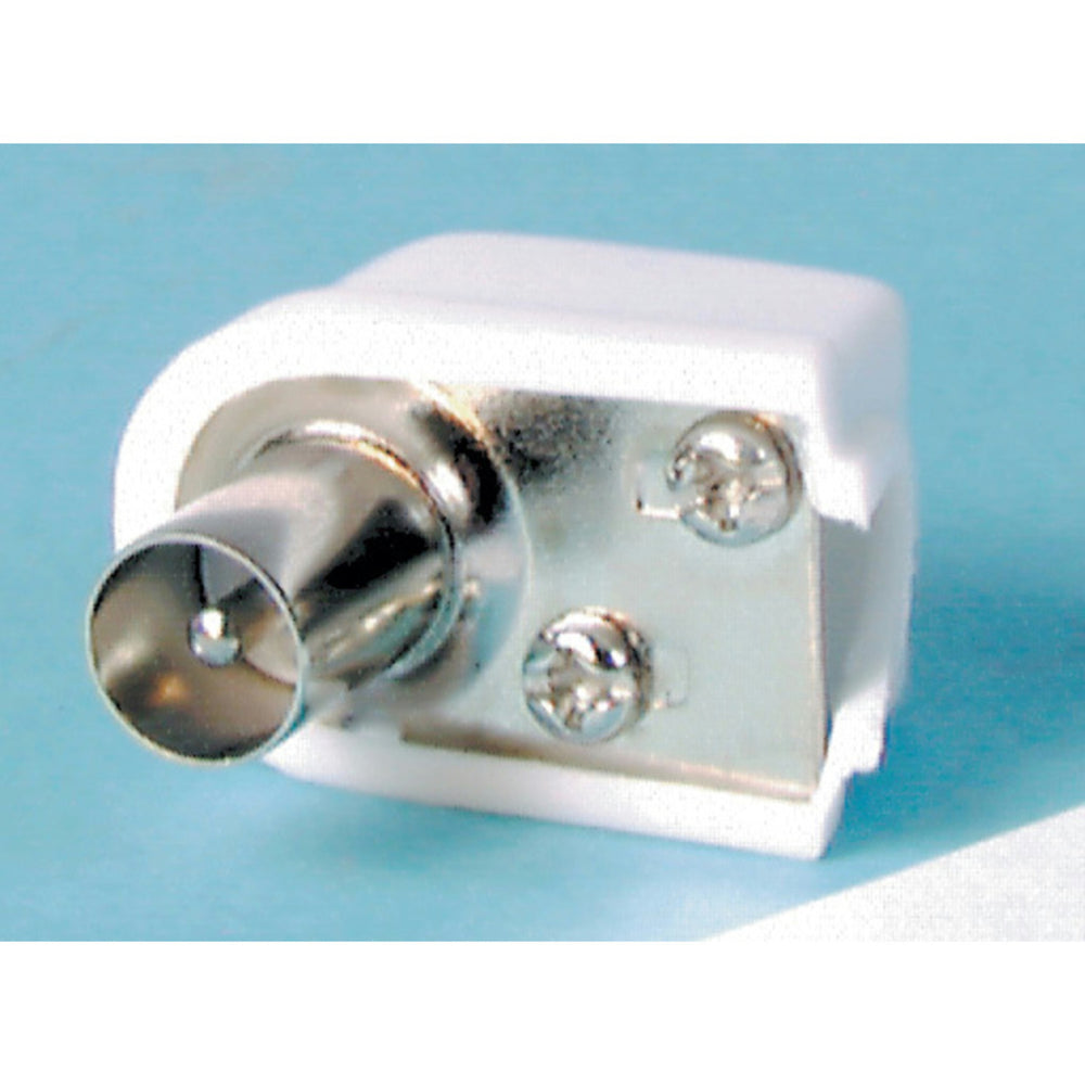 75 OHM RIGHT ANGLE SOLDERLESS TV Plug