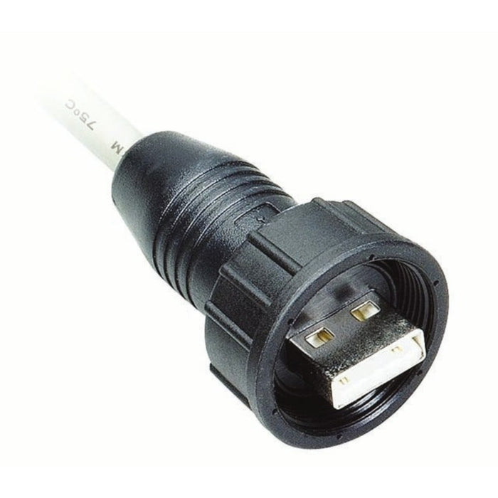 IP67 Rated USB Plug w/ 1m Cable - Type A