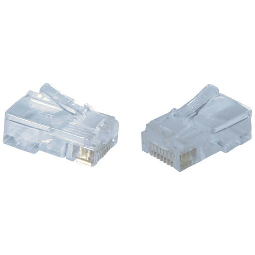 8 Pin US Type Telephone Plug For Solid Core Cable