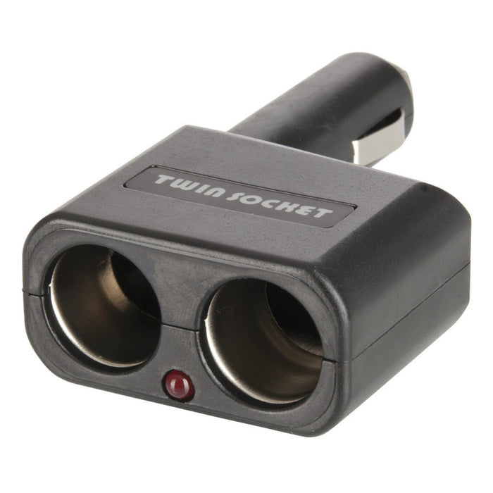 Cigarette Lighter Adaptor with Twin Socket