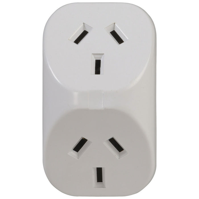 Mains Double Adaptor (Standard)