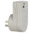 USA 3-Pin Mains Travel Adaptor with USB