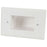 Recessed Cable Entry Wall Plate - Large