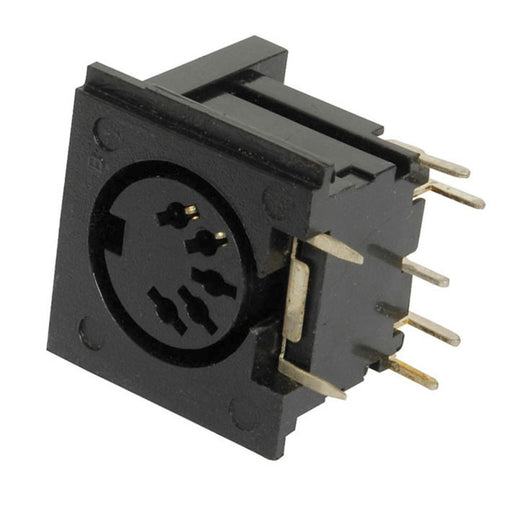 5 Pin RIGHT ANGLE PCB MOUNT DIN Socket