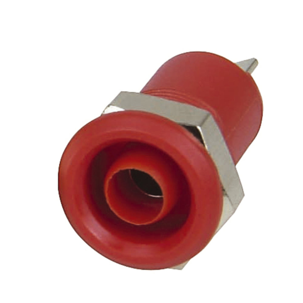 4mm Panel Mount Banana Socket - Red